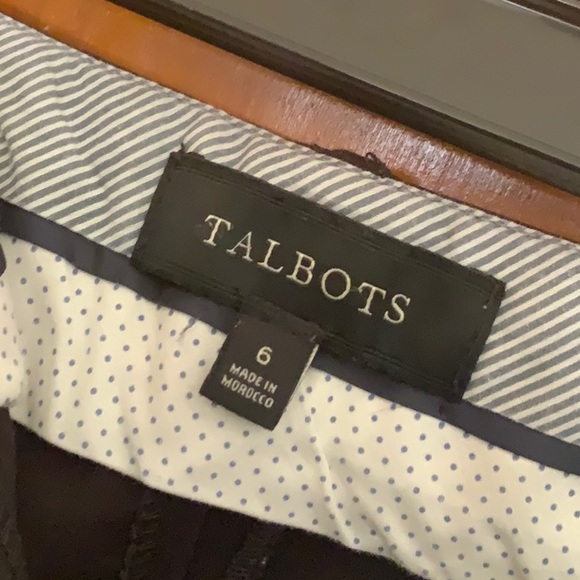 Talbots chinos black size 6 - Picture 3 of 5